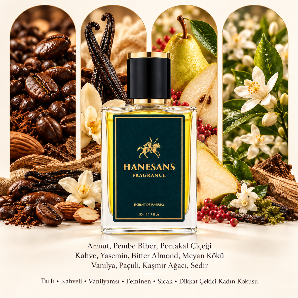Black Opium extrait de parfüm detay görseli – Hanesans Fragrance