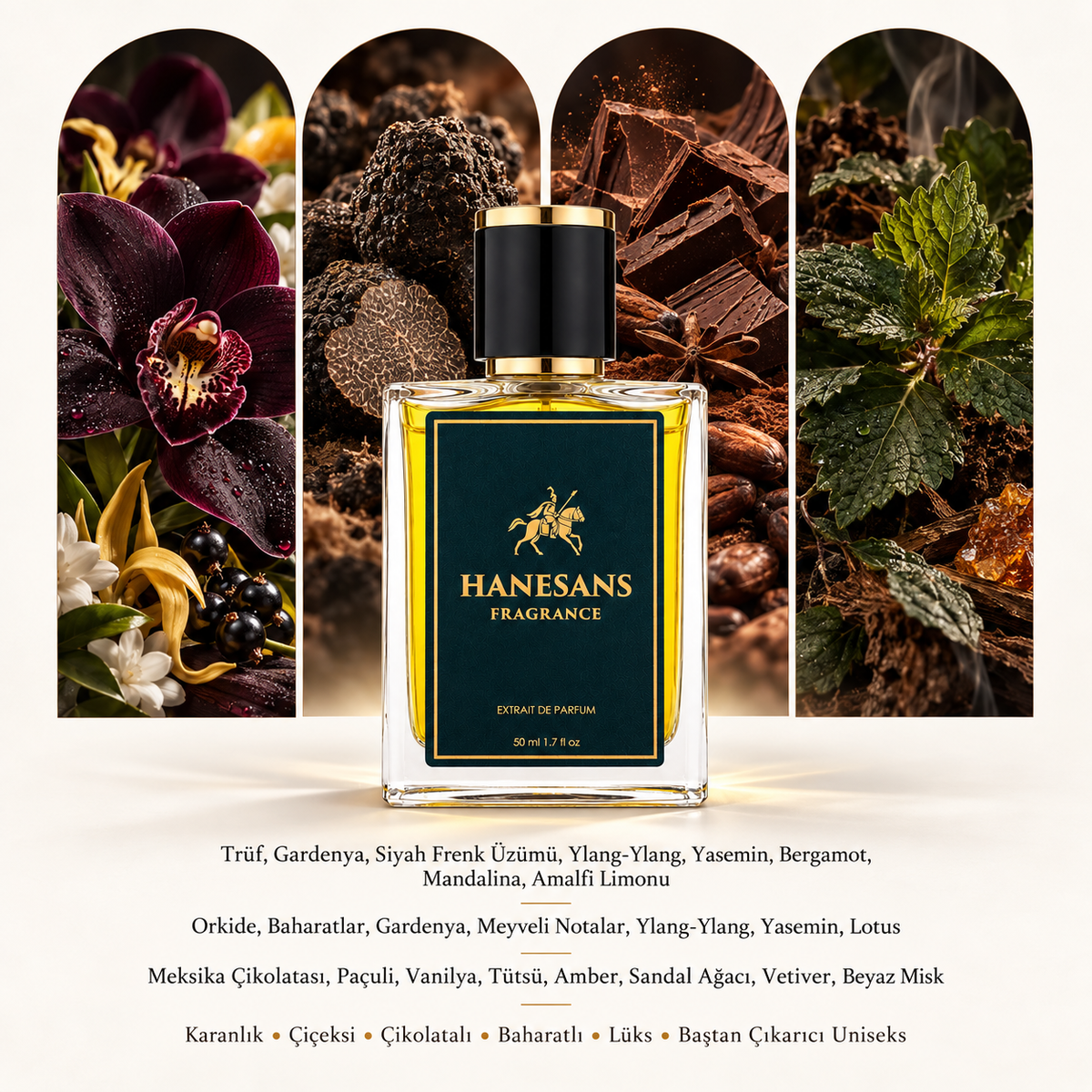 Black Orchid extrait de parfüm detay görseli – Hanesans Fragrance