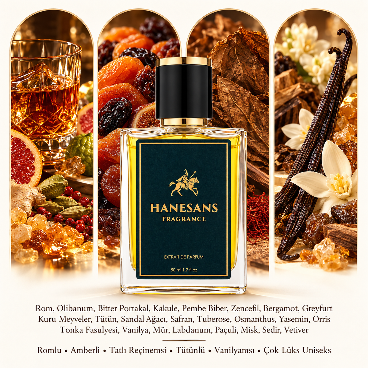 Blonde Amber extrait de parfüm detay görseli – Hanesans Fragrance