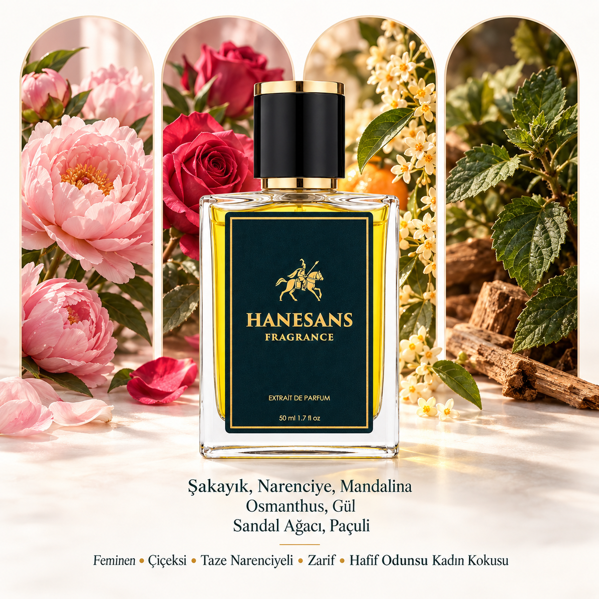 Gucci Flora extrait de parfüm detay görseli – Hanesans Fragrance