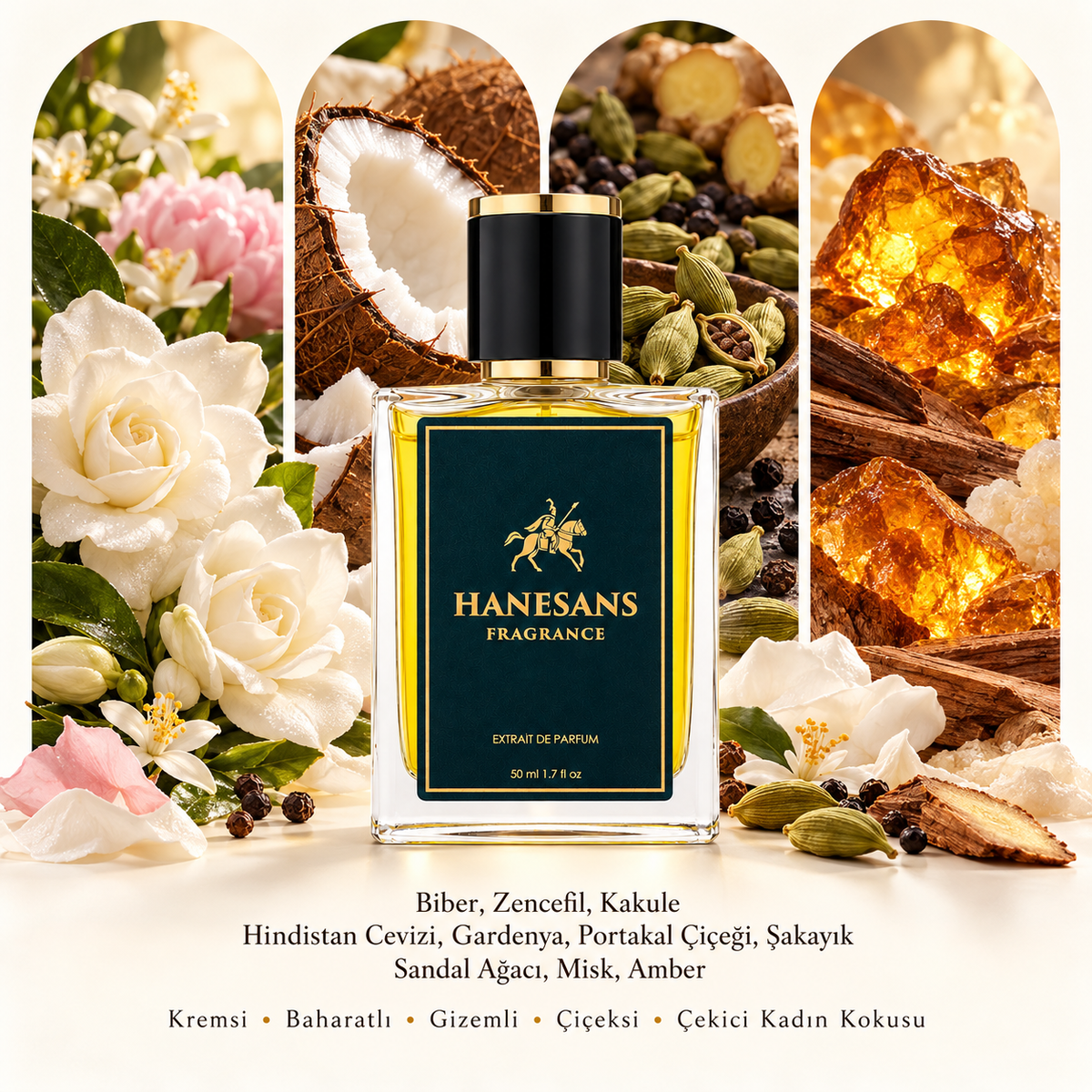 Crystal Noir extrait de parfüm detay görseli – Hanesans Fragrance