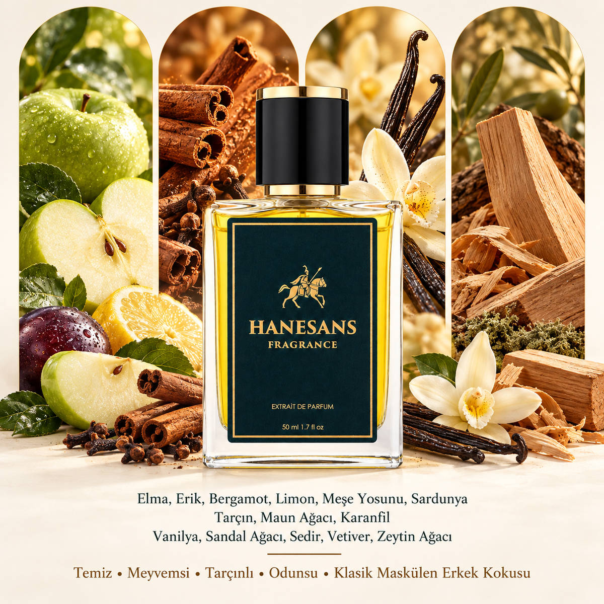 Boss Bottled extrait de parfüm detay görseli – Hanesans Fragrance